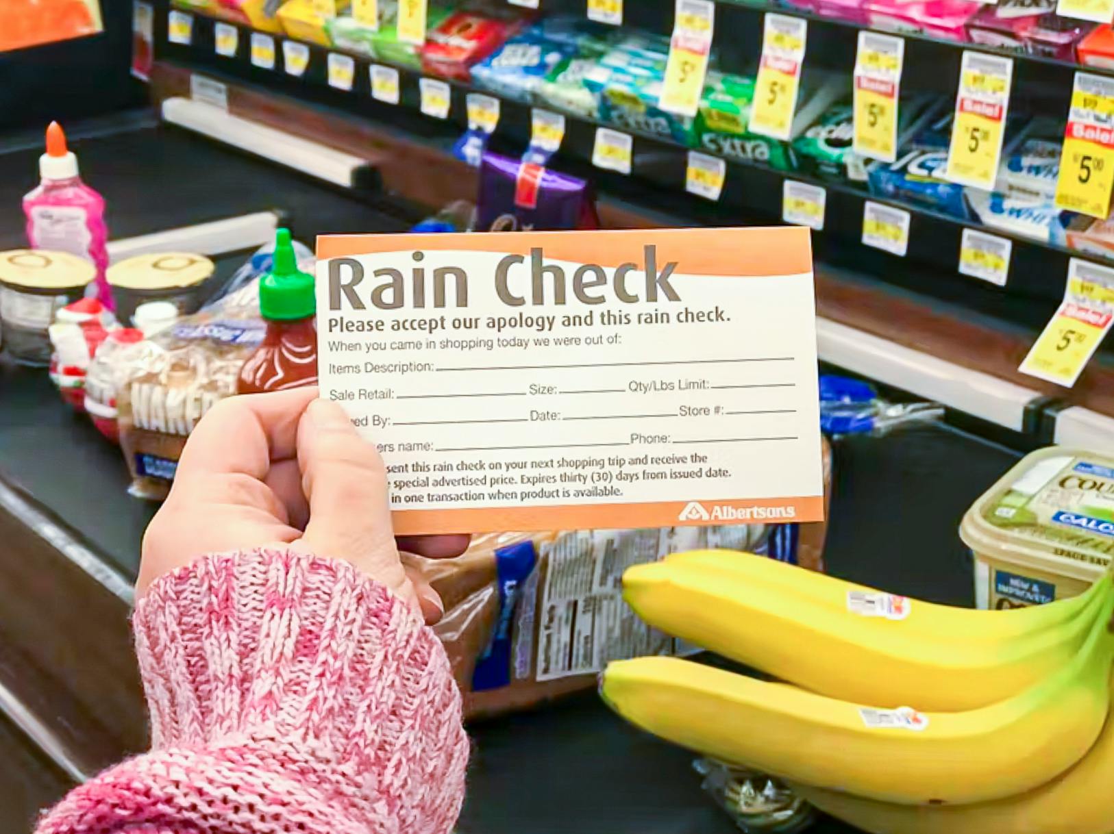 Your Ultimate Guide to Rainchecks: What They Are and How to Use Them ...