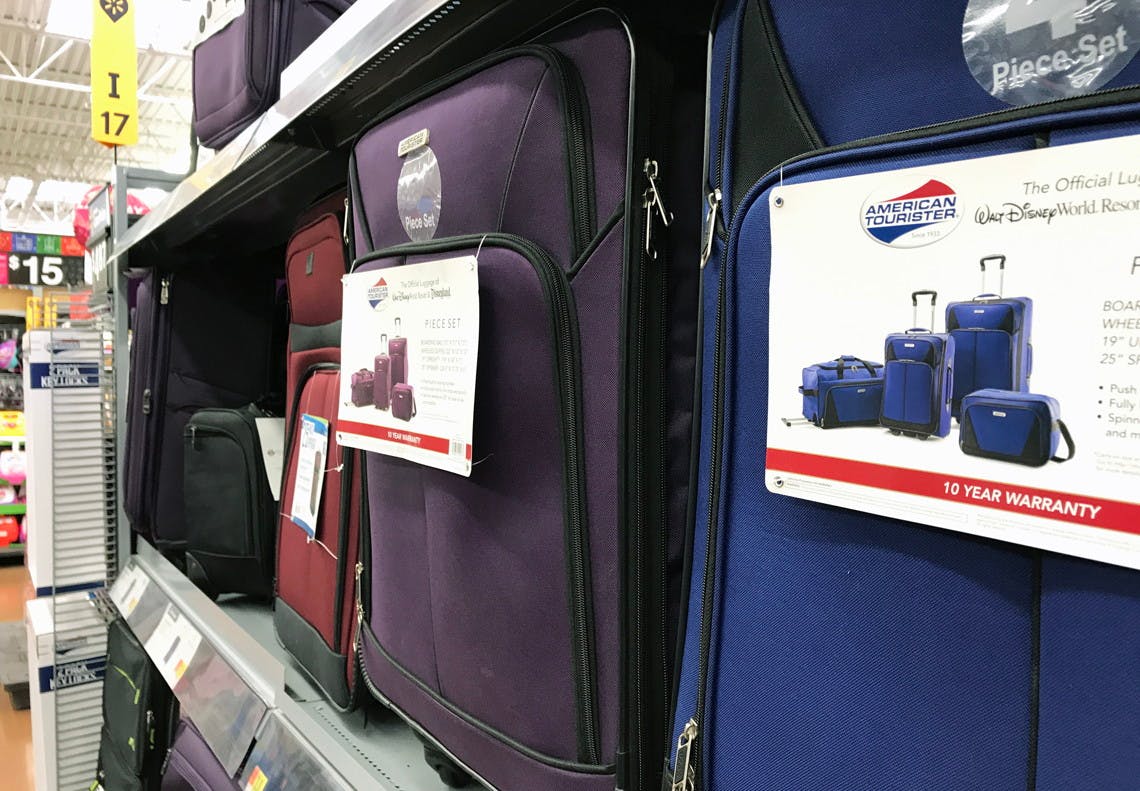 walmart luggage american tourister