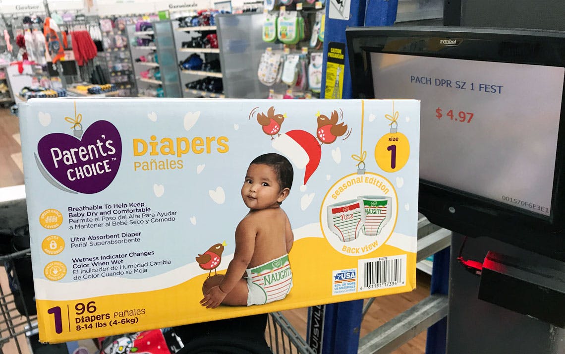 parents choice holiday diapers