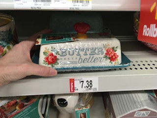 pioneer woman butter dish at walmart