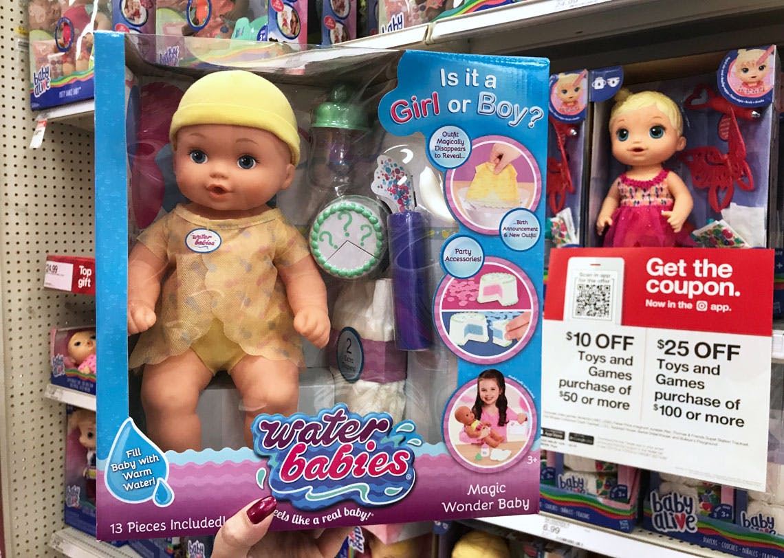 magic wonder waterbaby doll