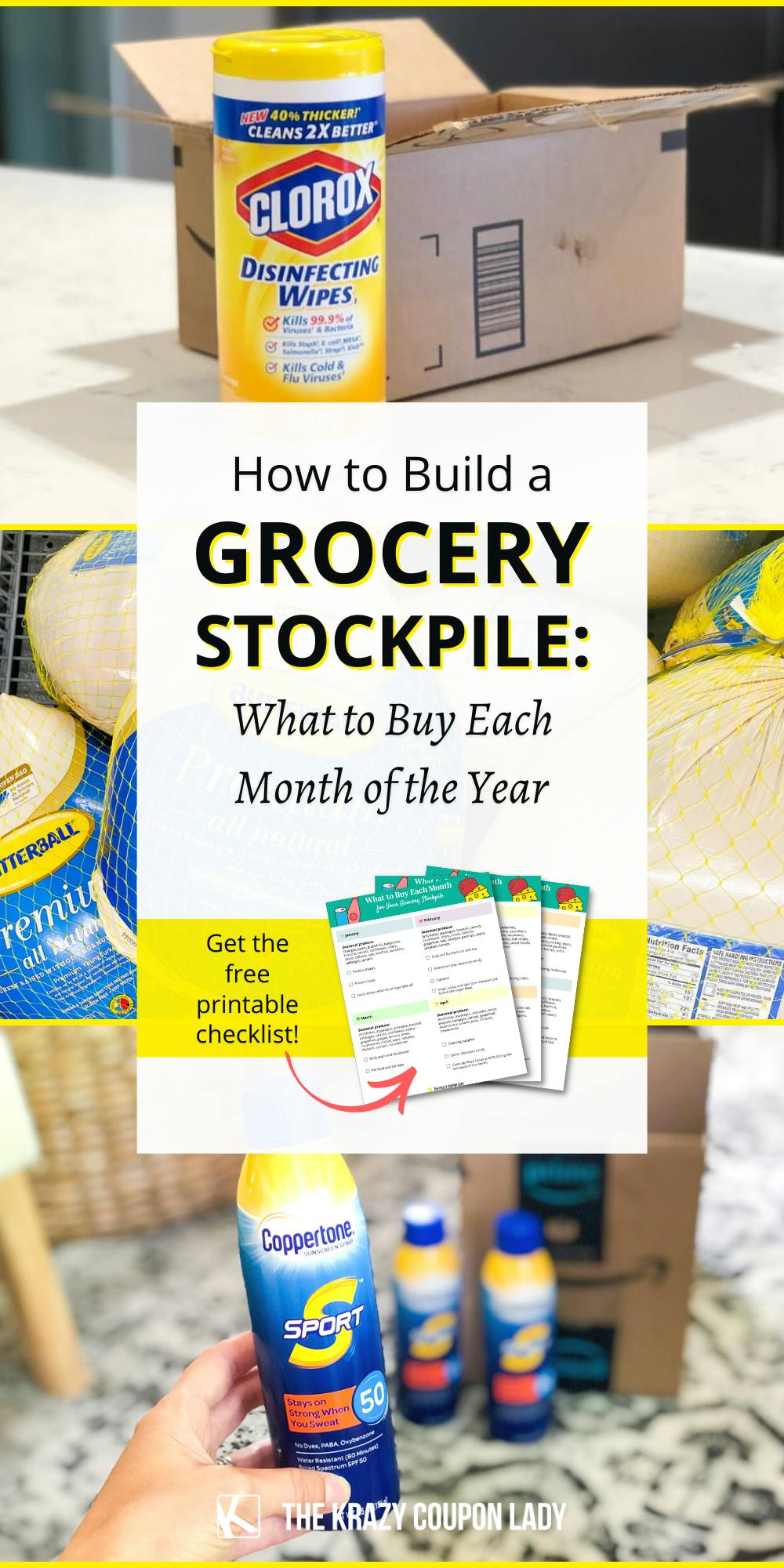 What to Buy for Your Grocery Stockpile Every Month of the Year
