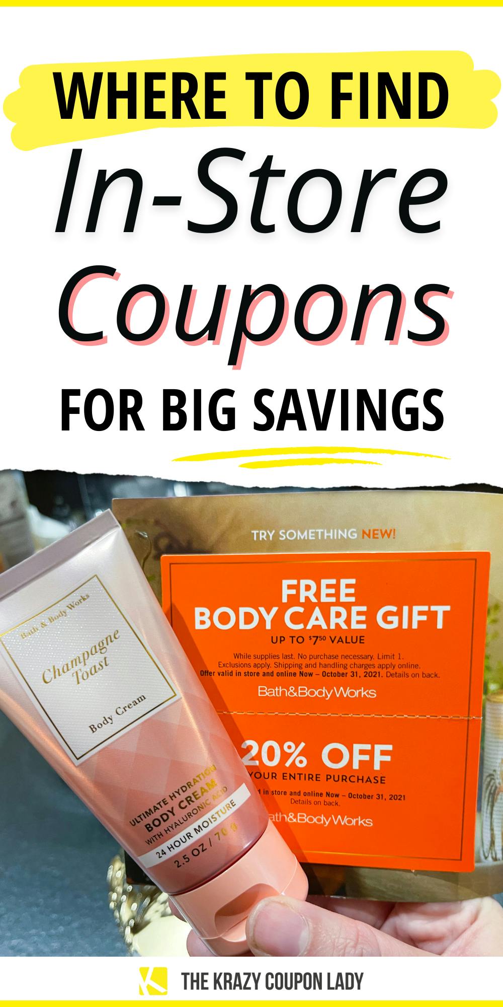Where to Find In-Store Coupons to Unlock Even Bigger Savings