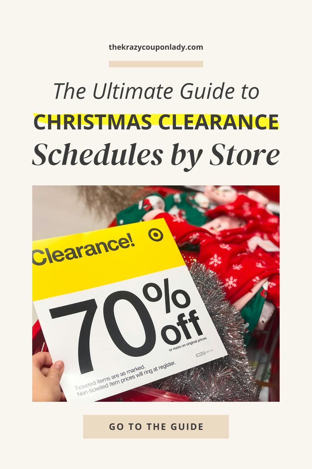 All the After-Christmas Clearance Schedules You Need This Year
