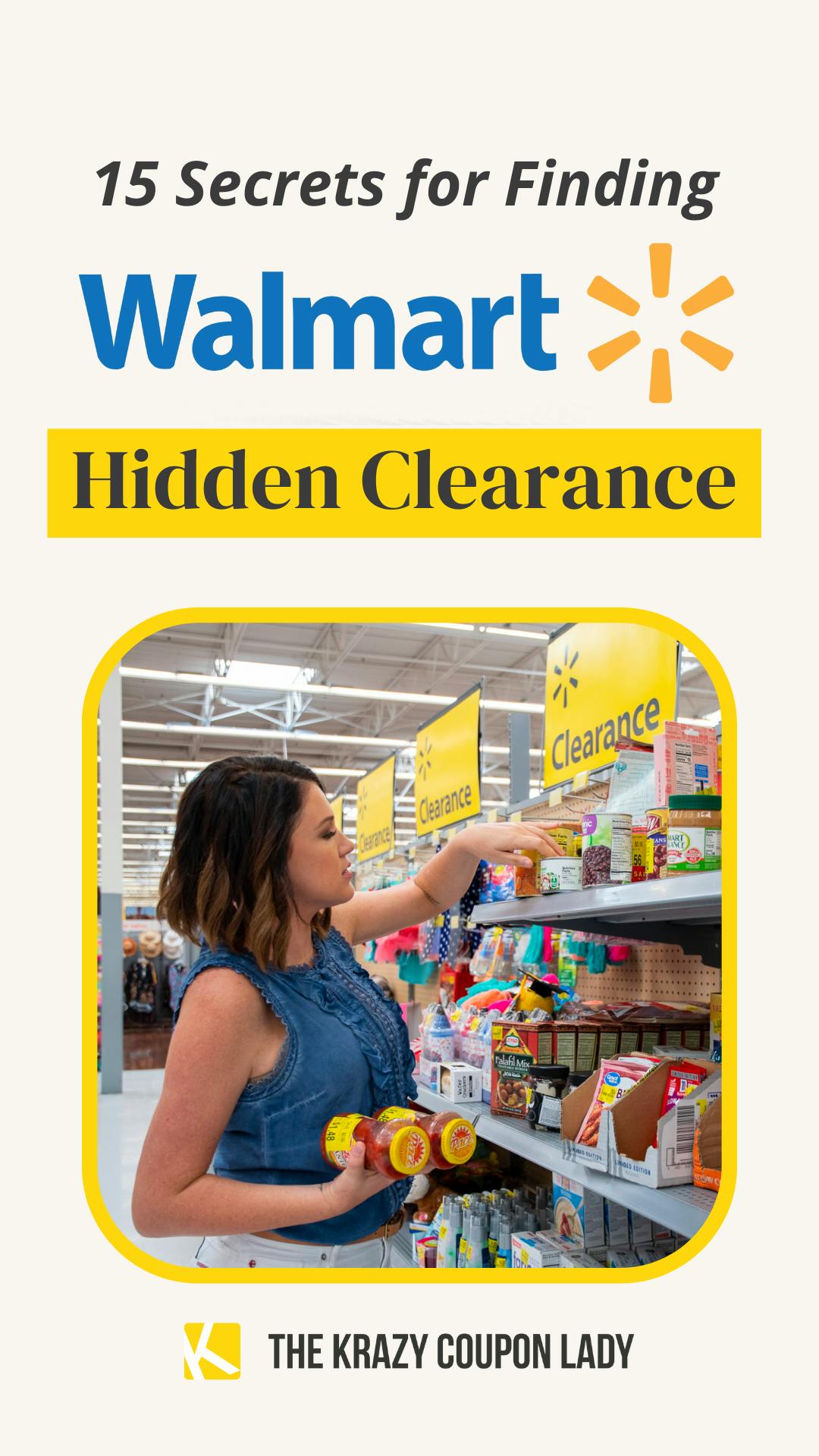 15 Walmart Clearance Secrets For Hidden Deals The Krazy Coupon Lady