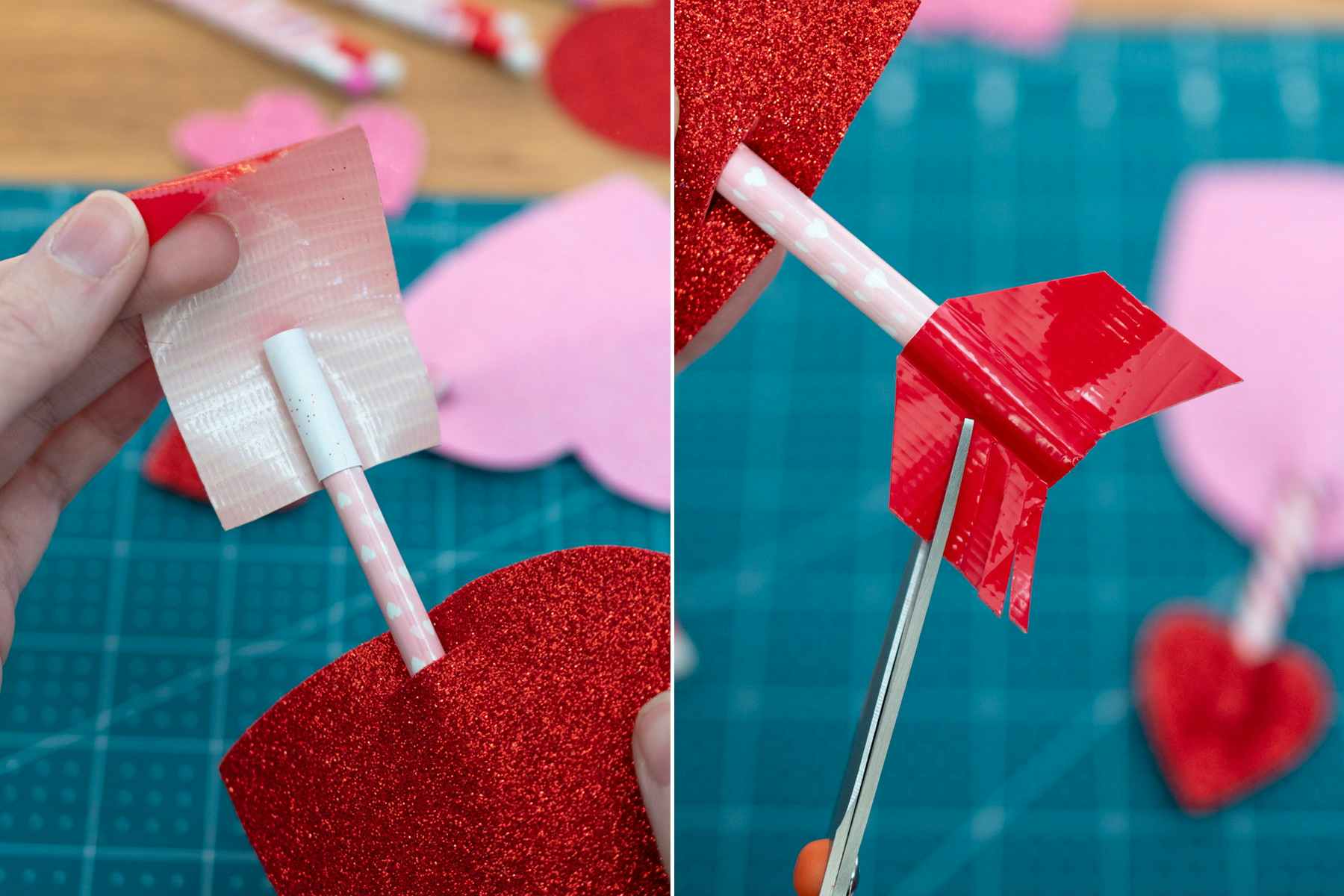 Kids Valentine's Day Feather Pencil, Projects
