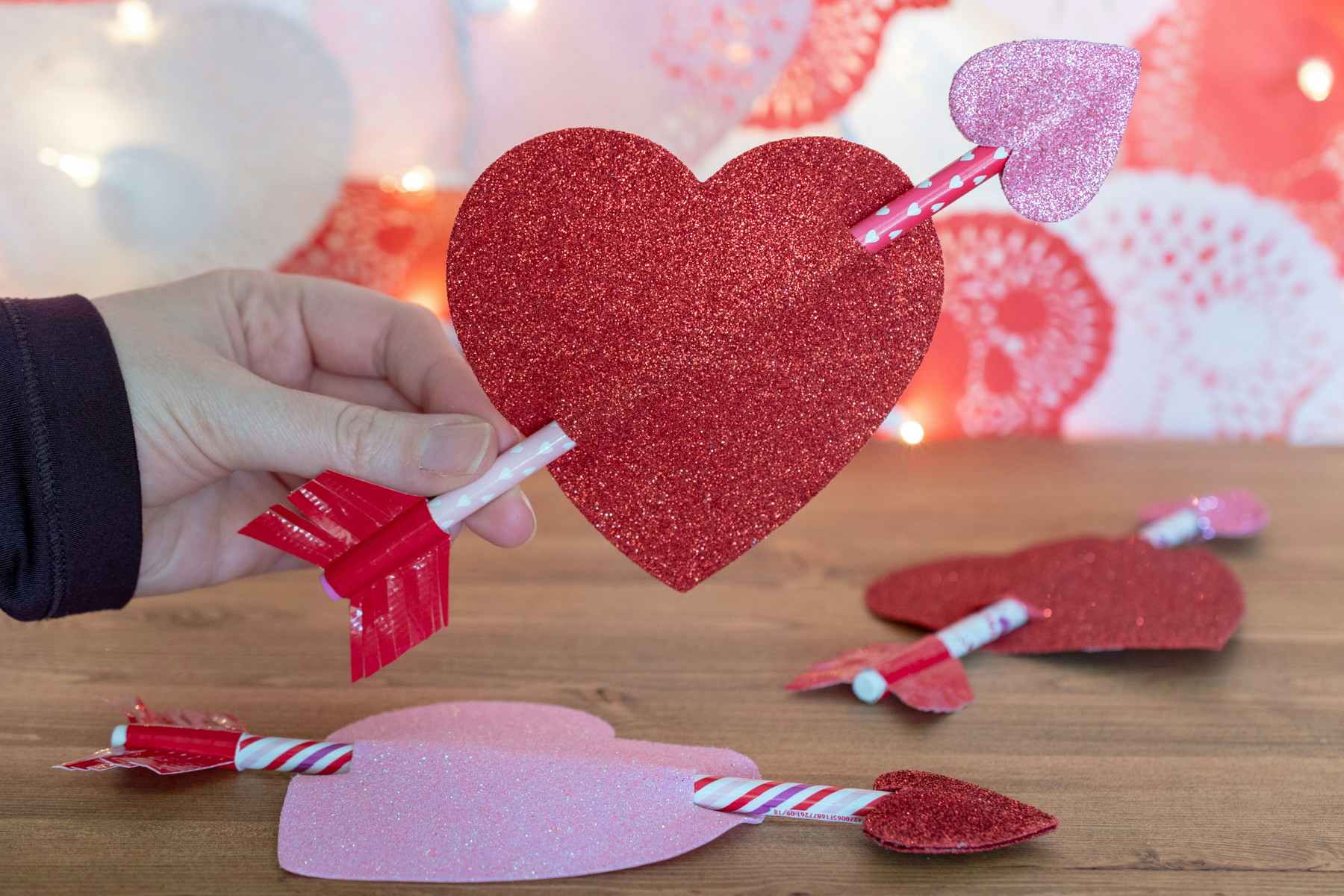Valentine's Day Decor Dollar Tree Craft Heart - Craft Klatch