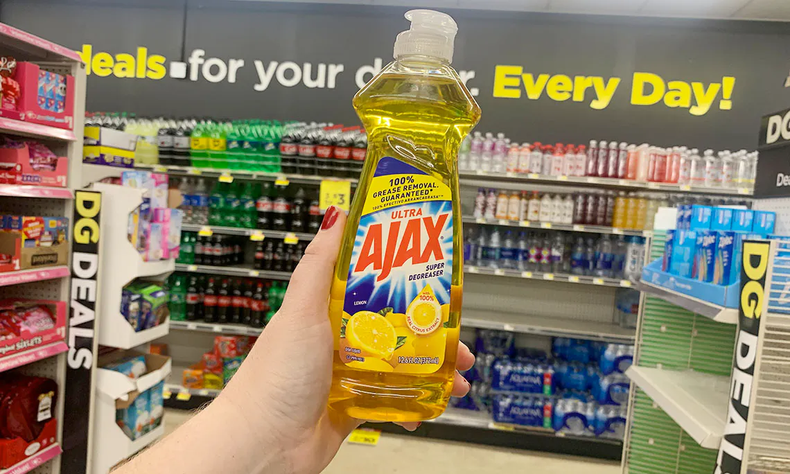 Ajax Dish Soap, Only $0.75 at Dollar General! - The Krazy Coupon Lady