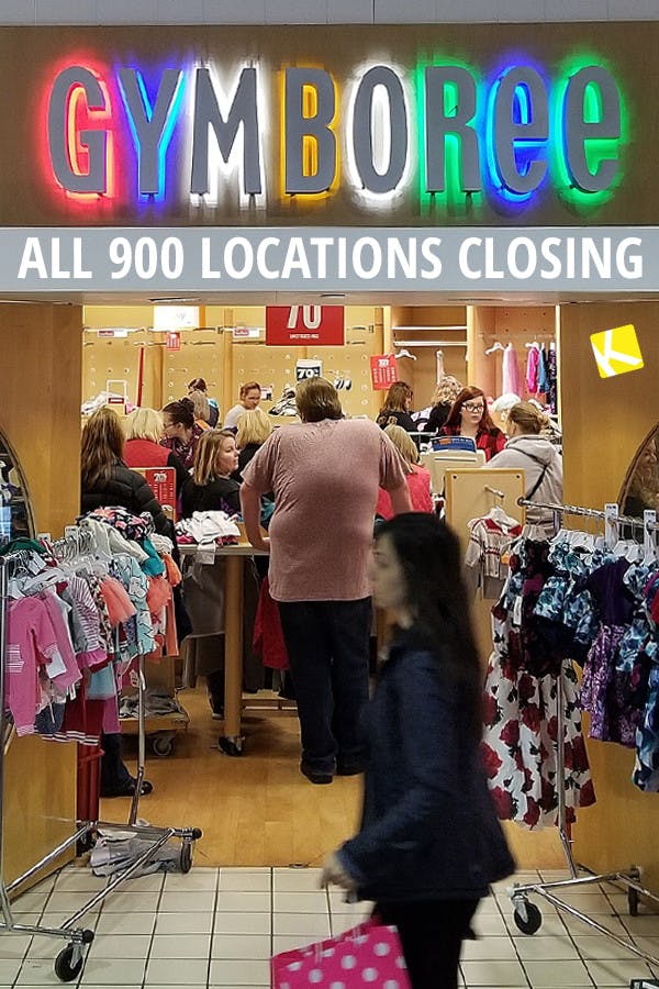 Not Gymboree, Too! All 900 Stores to Close