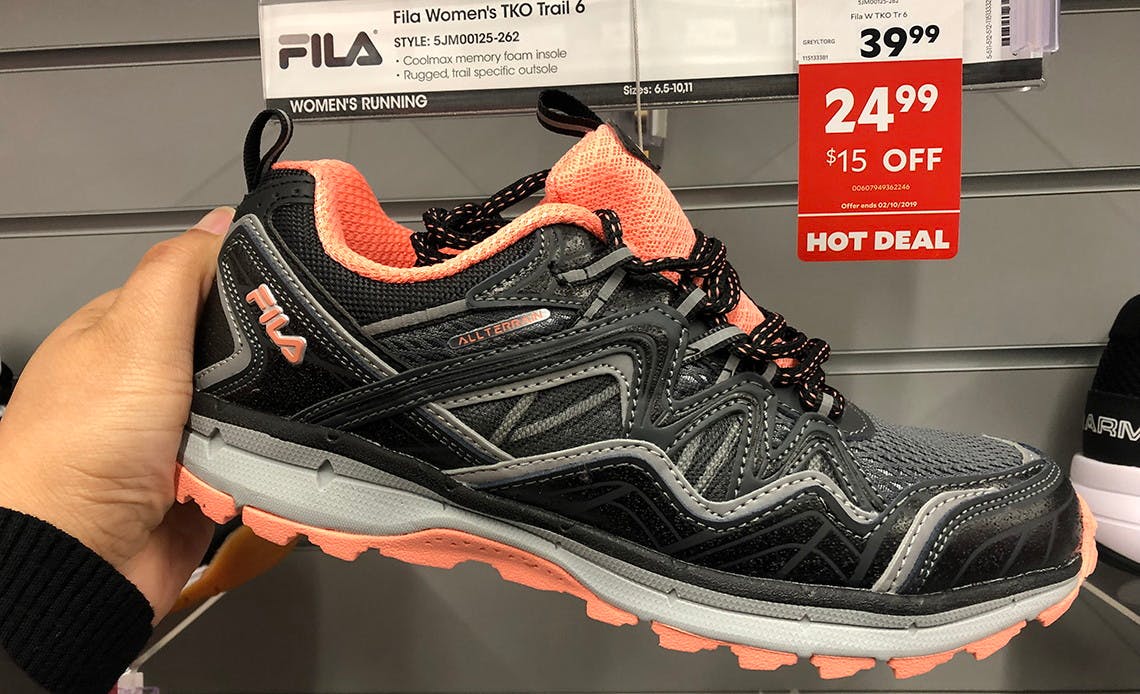 fila day hiker women's running shoes