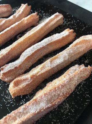 churros covered in sugar