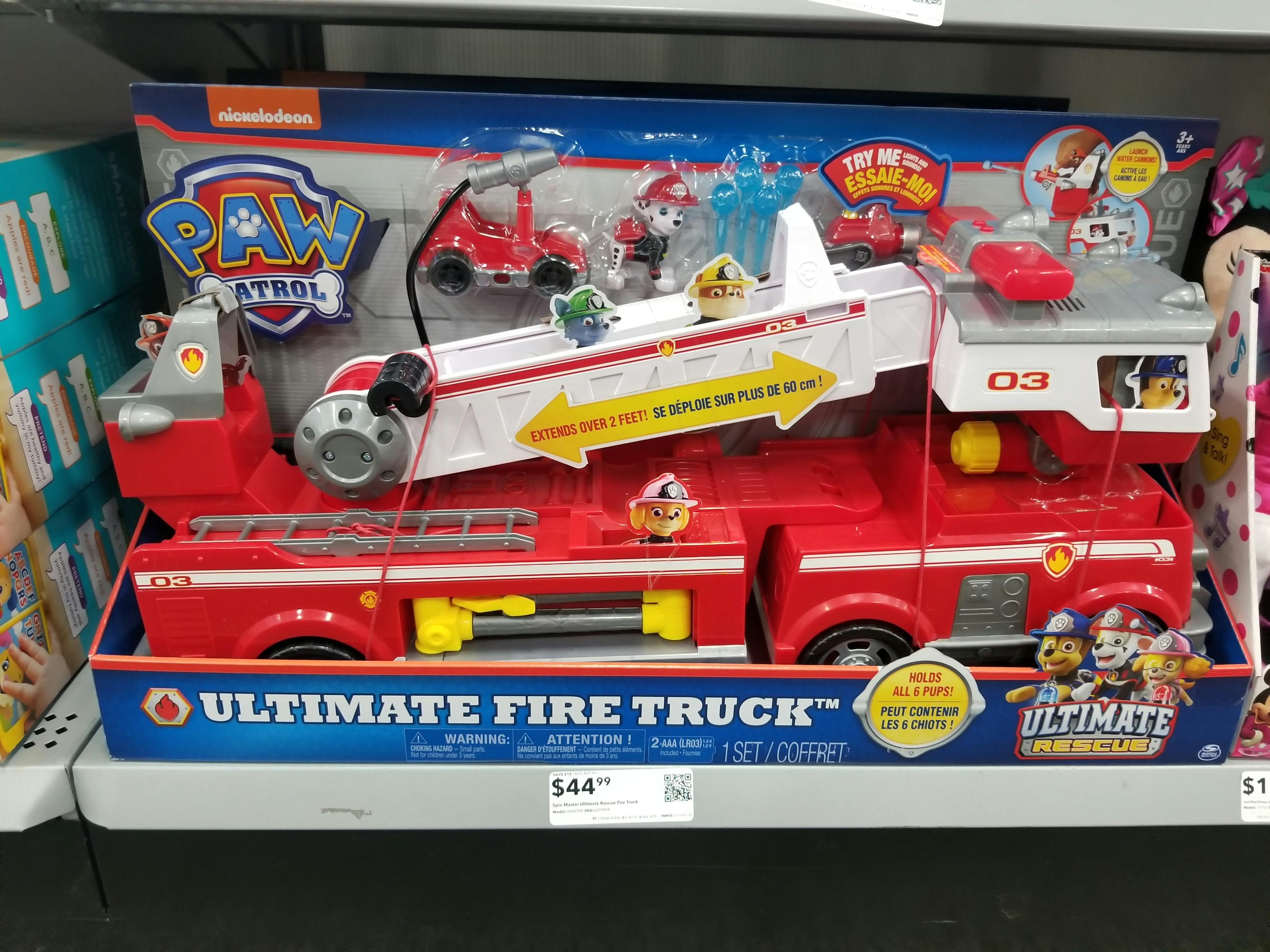 best buy paw patrol fire truck