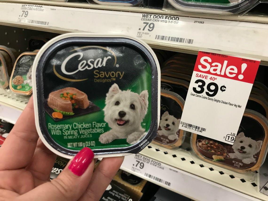 target cesar dog food