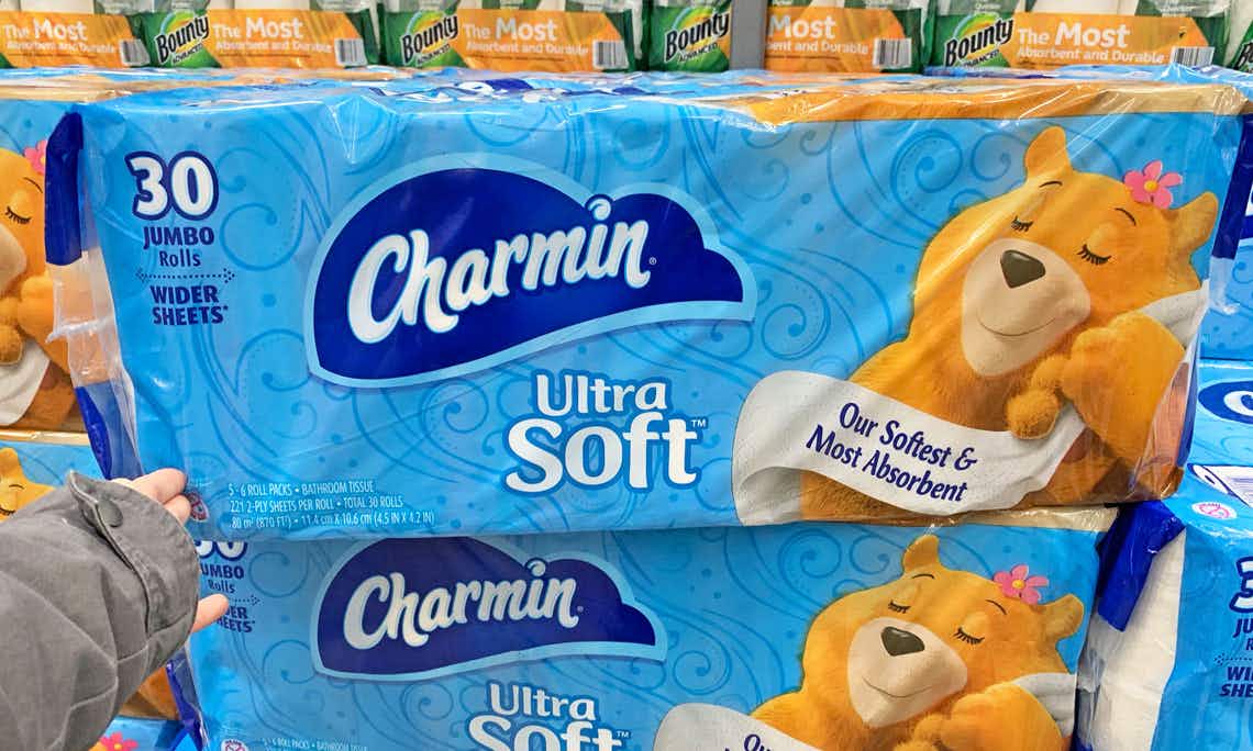 Charmin 30-roll pack at Costco.