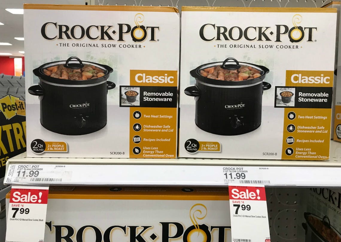 CrockPot Slow Cookers, as Low as 7.59 at Target! The Krazy Coupon Lady