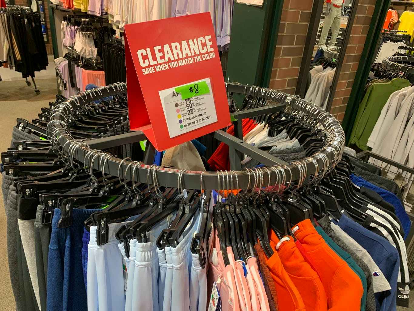 dicks sporting goods clearance clothes