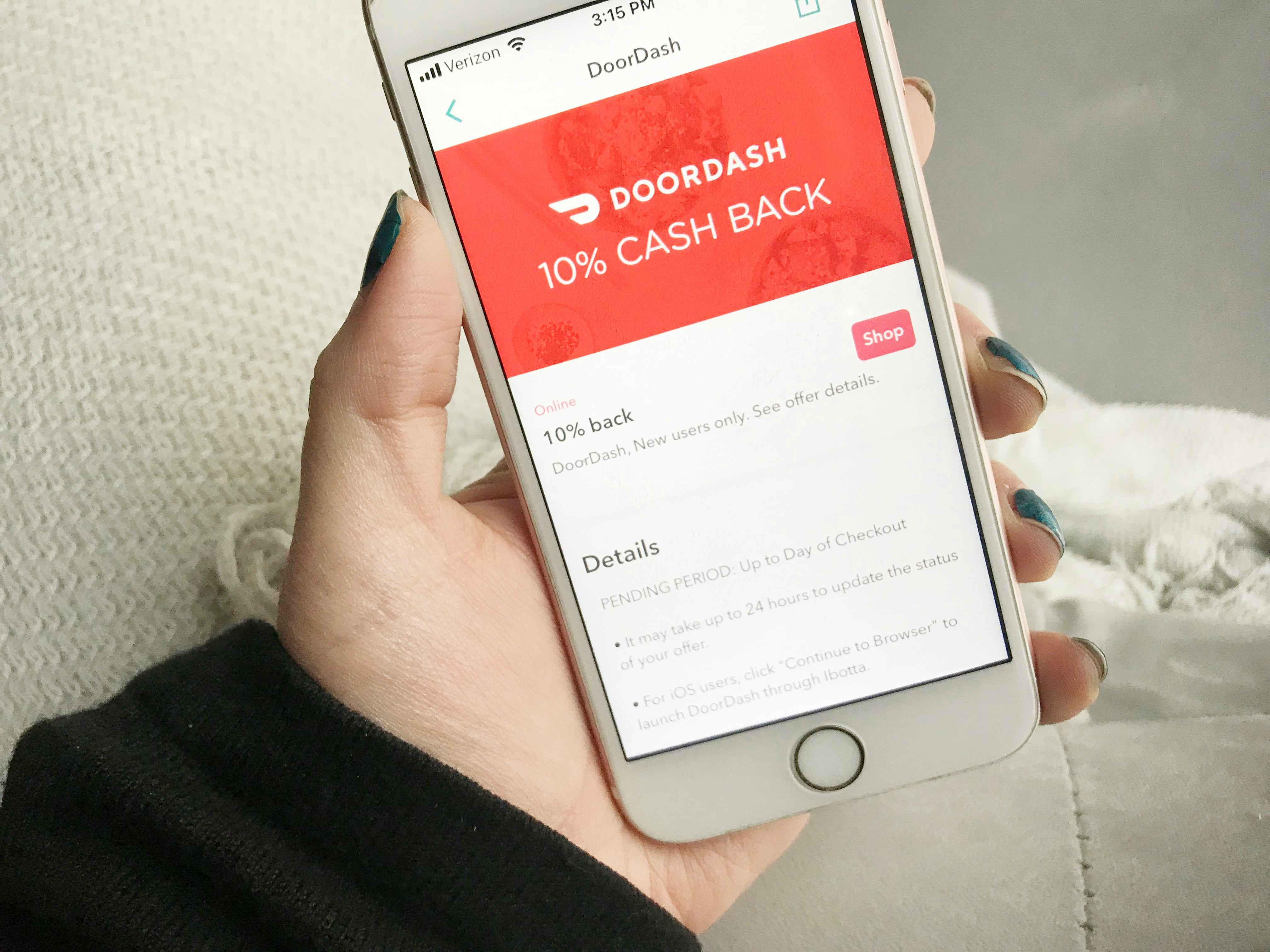 Get FREE delivery through DoorDash when you order the Impossible Burger.