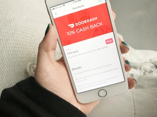 Get FREE delivery through DoorDash when you order the Impossible Burger.