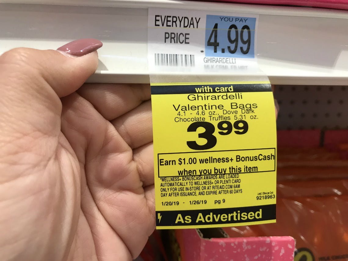 No Coupons! Valentine Ghirardelli, Only 2.99 at Rite Aid! The Krazy