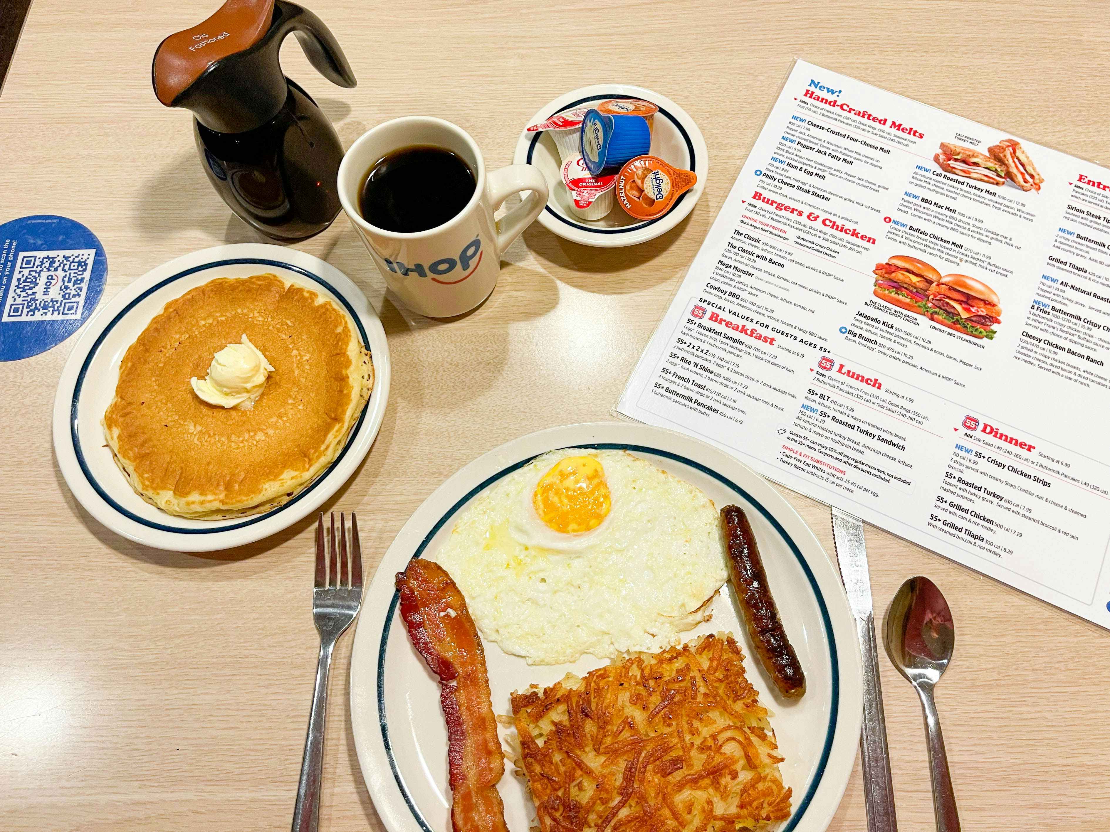 ihop senior breakfast sampler