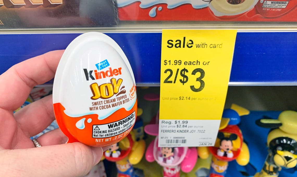 walgreens kinder eggs