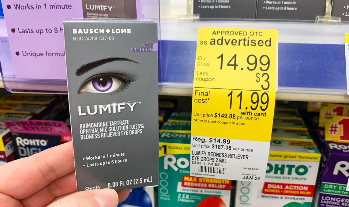 Lumify Eye Drops, Only 7.99 at Walgreens Reg. 14.99! The Krazy