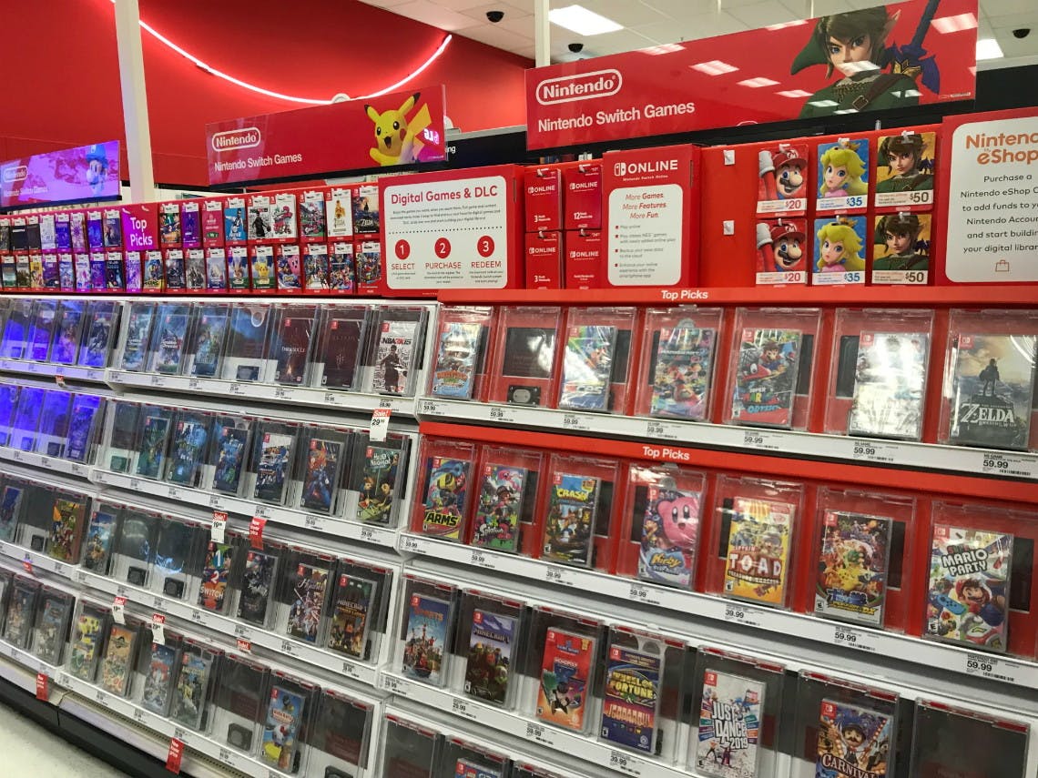 target games for nintendo switch