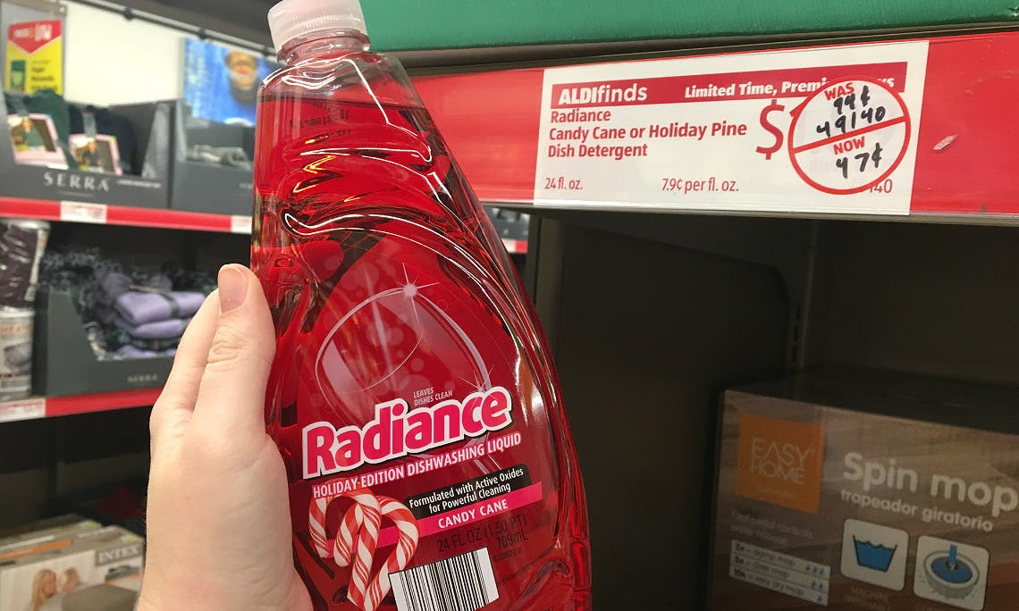 Radiance Dishwashing Liquid, Only 0.47 at Aldi! The Krazy Coupon Lady