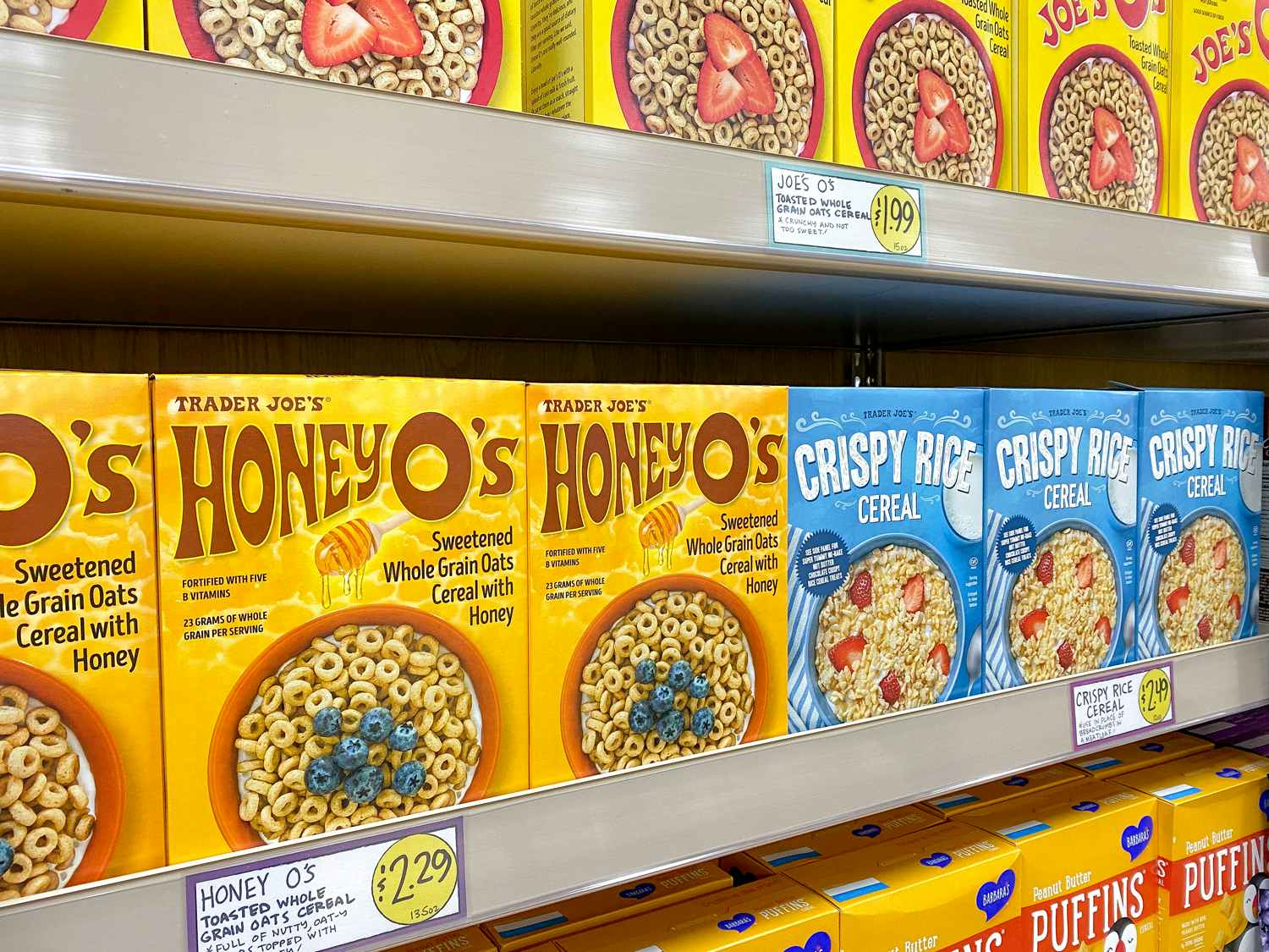 trader joes branded cereals with prices