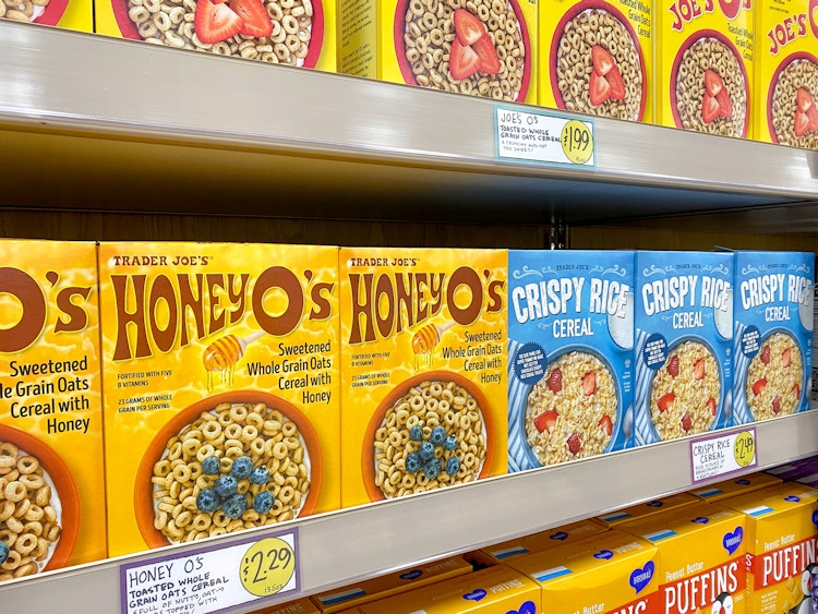 trader joes branded cereals with prices