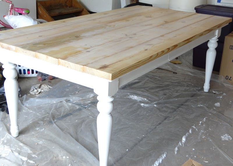 DIY Farmhouse: Turn an old table into dining room perfection and save (at least!) $250.00!