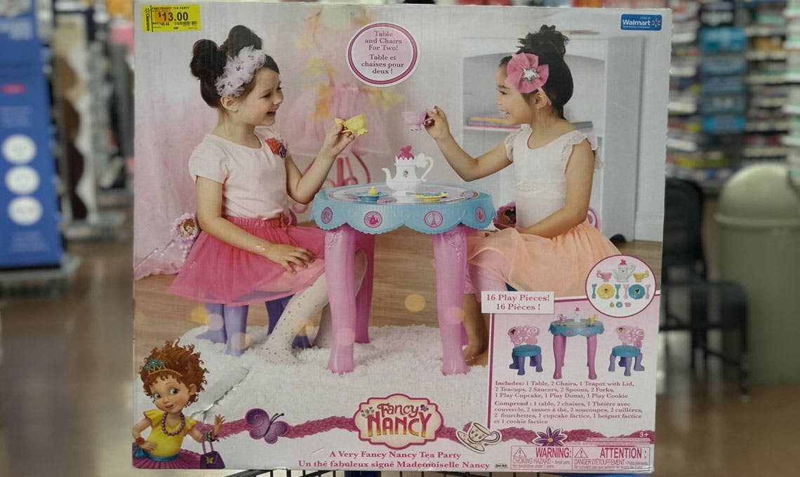 fancy nancy tea set walmart