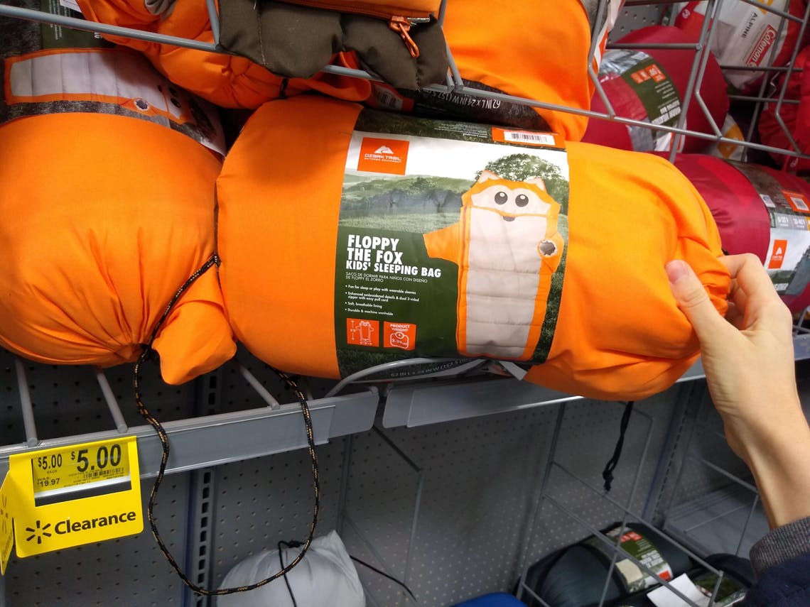 sleeping bag clearance