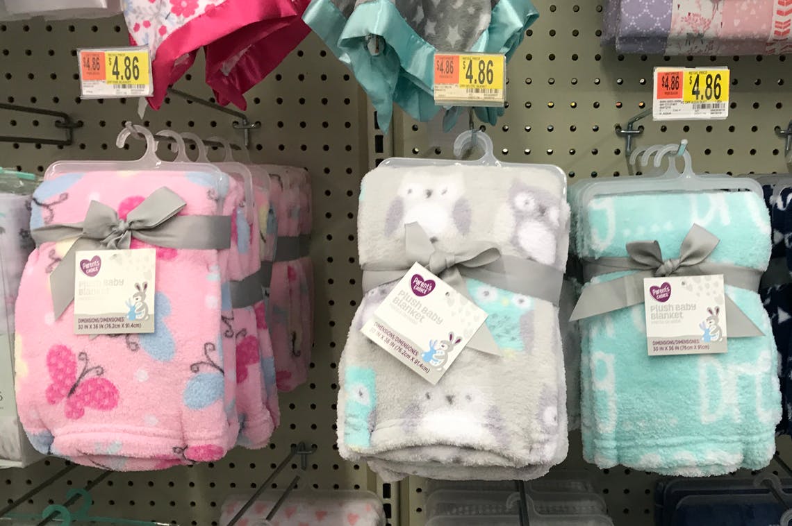 Https Thekrazycouponladycom 2019 01 29 Parents Choice Plush Baby Blankets Only 4 86 At Walmart