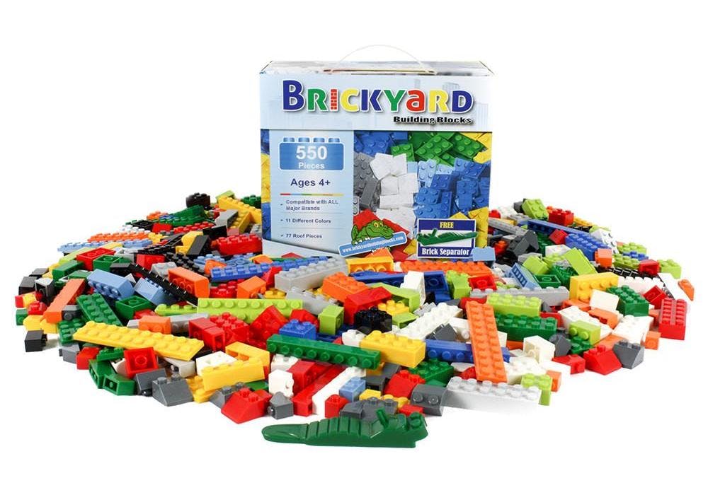 Brickyard building best sale blocks 163 pieces