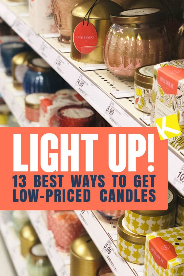 Light Up! 13 Best Ways to Get LowPriced Candles The Krazy Coupon Lady
