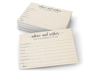 Baby shower advice and well wishes cards from Amazon.com