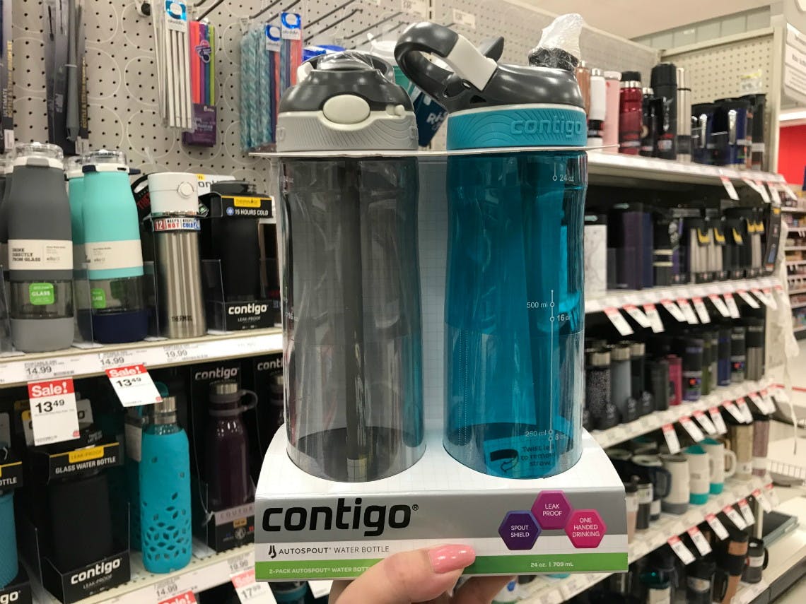 Contigo Water Bottle 2 Pack Only 8 55 At Target The Krazy Coupon Lady