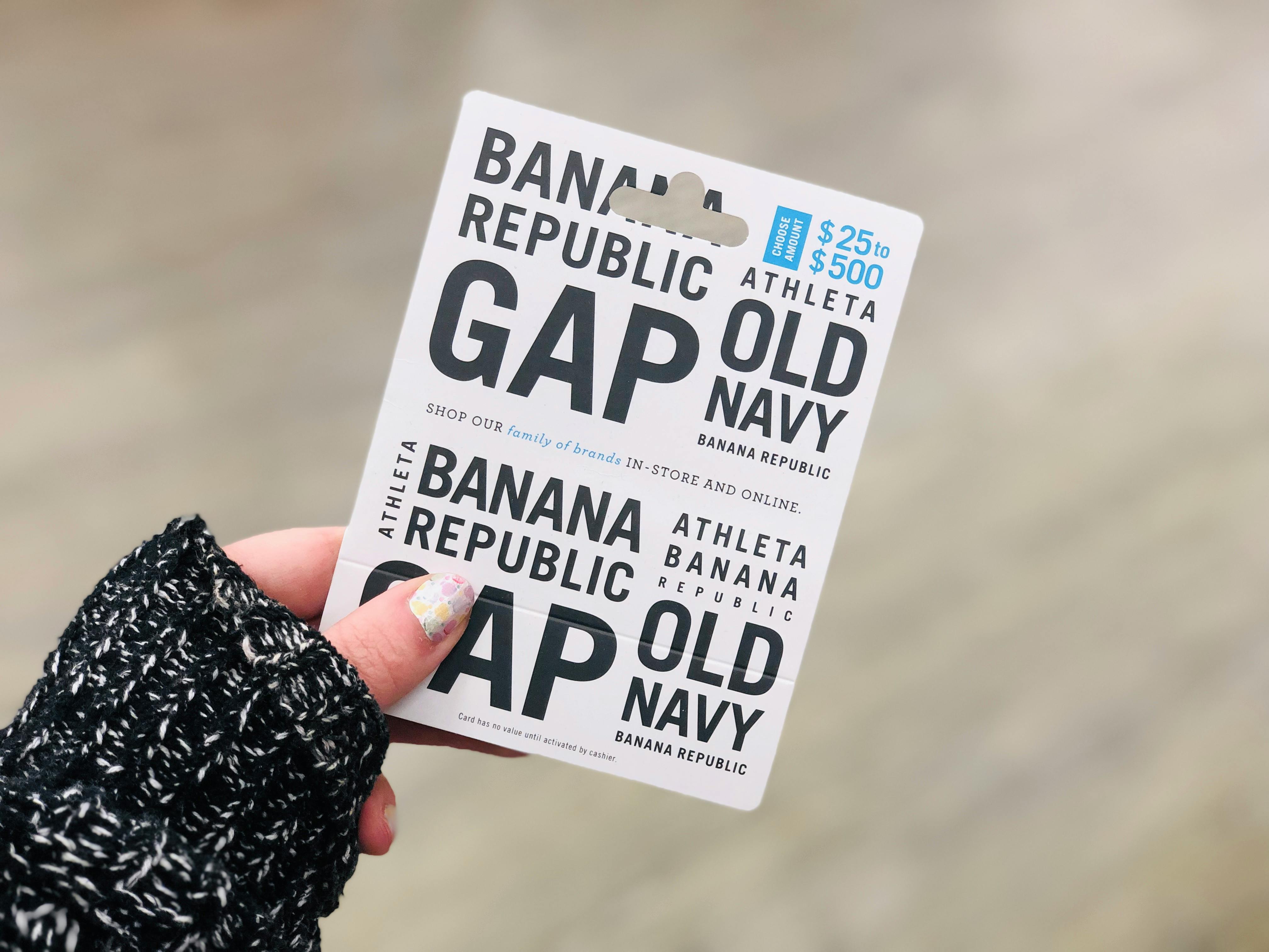 $50 Gap Gift Card, Only $40 On Amazon — Going Fast - The Krazy Coupon Lady