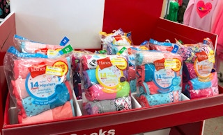 Price match national brands, like Hanes and Fruit of the Loom, with the Amazon app barcode scanner.