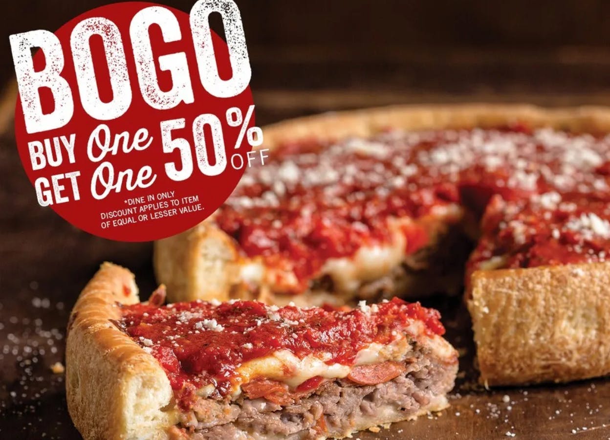 national deep dish pizza day deal from unos advertisment