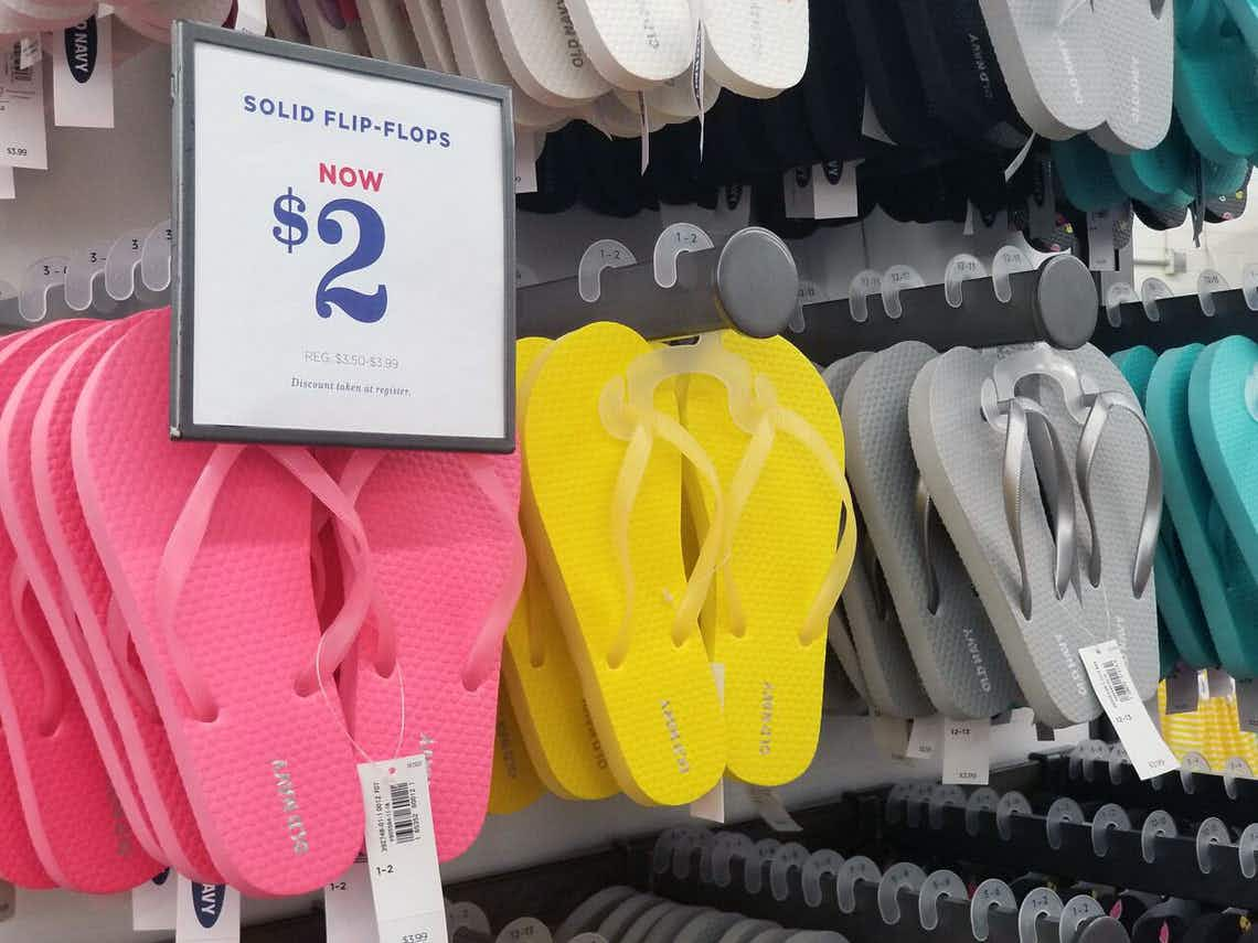 The $1 Old Navy Flip Flop Sale 2024 is HERE!!! Shop now!!