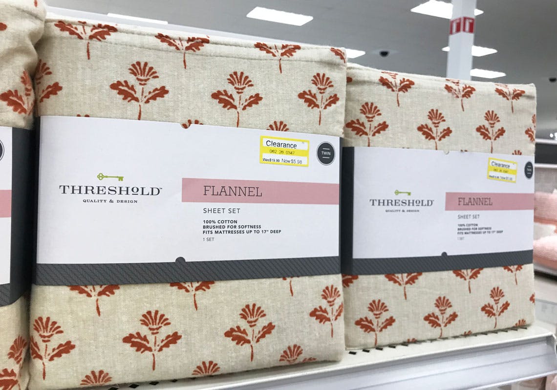 target kids flannel sheets