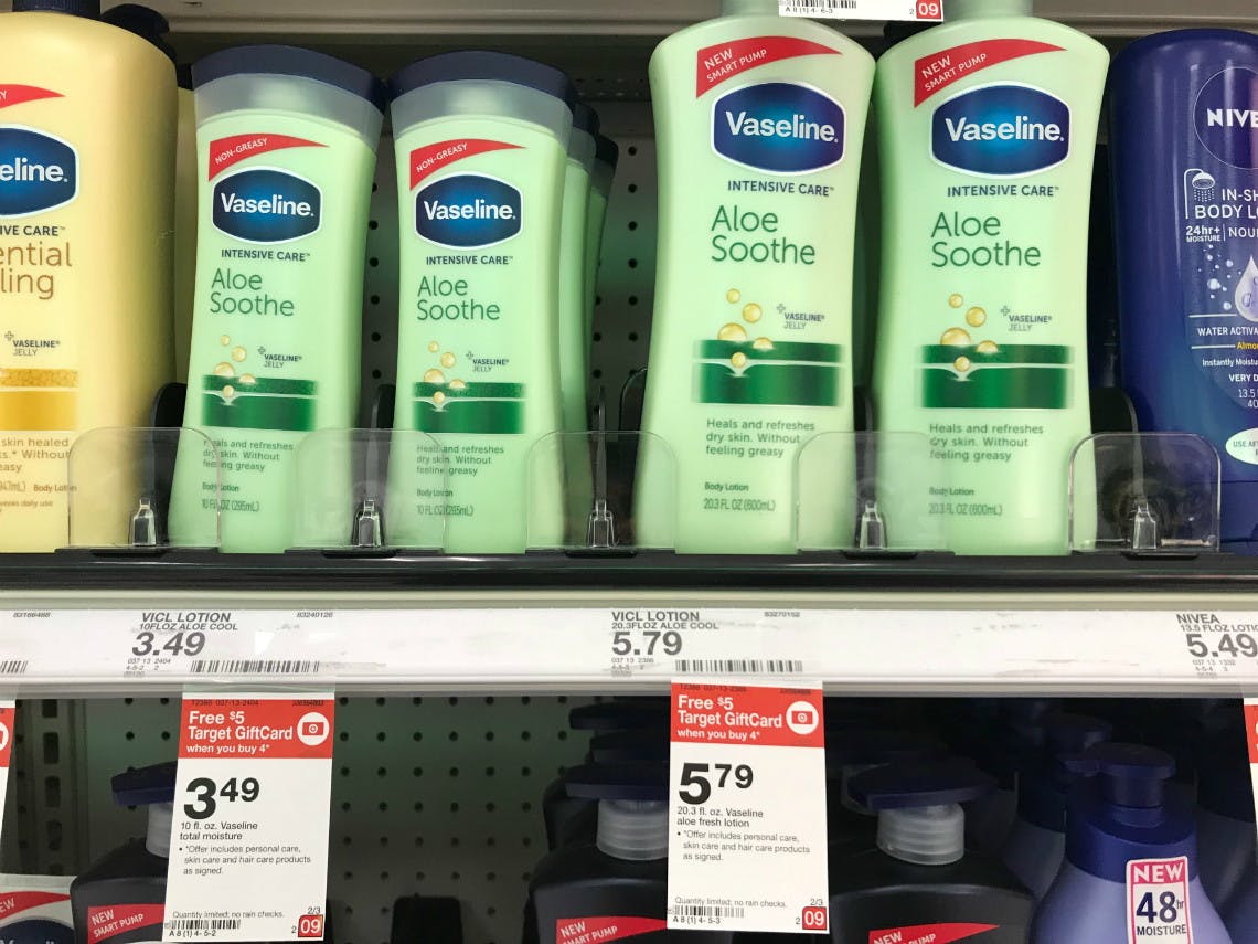 Vaseline Intensive Care Lotion Only 0 19 At Target The Krazy Coupon Lady - score a free 500 robux e gift card from verizon 5 value the krazy coupon lady