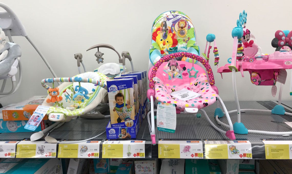 Disney Minnie Mouse Baby Bouncer Just 35 At Walmart The Krazy Coupon Lady