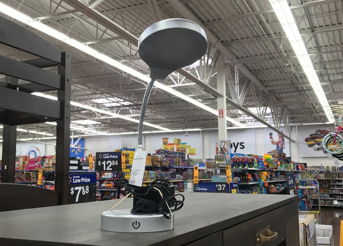 mainstays wireless charging desk lamp