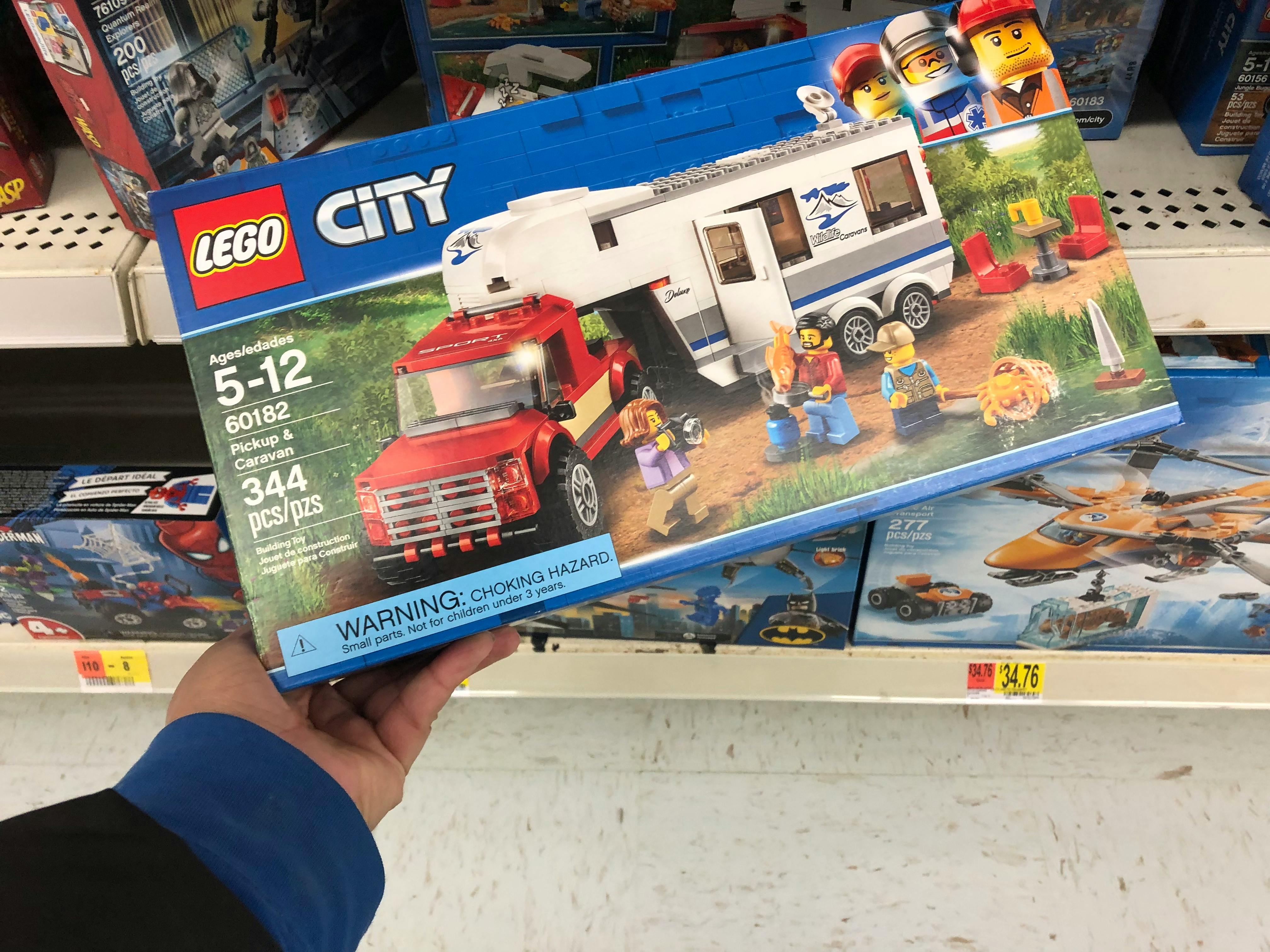 lego city pickup and caravan walmart