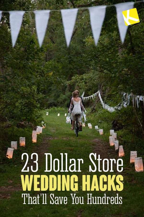 22 Dollar Store Wedding Hacks That'll Save You Hundreds