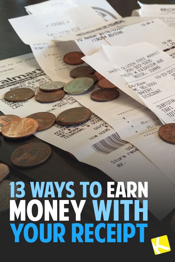 13 Ways to Earn Money with Your Receipt