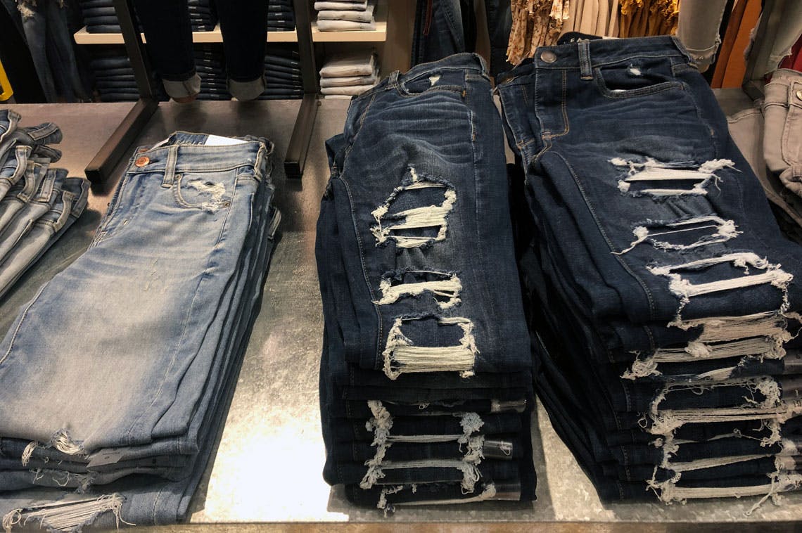 clearance jeans american eagle